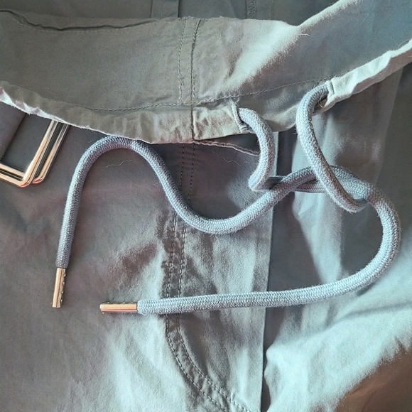 KENZO Belted Wide Leg Pants, Size 8, Blue, NWT - Picture 11 of 16